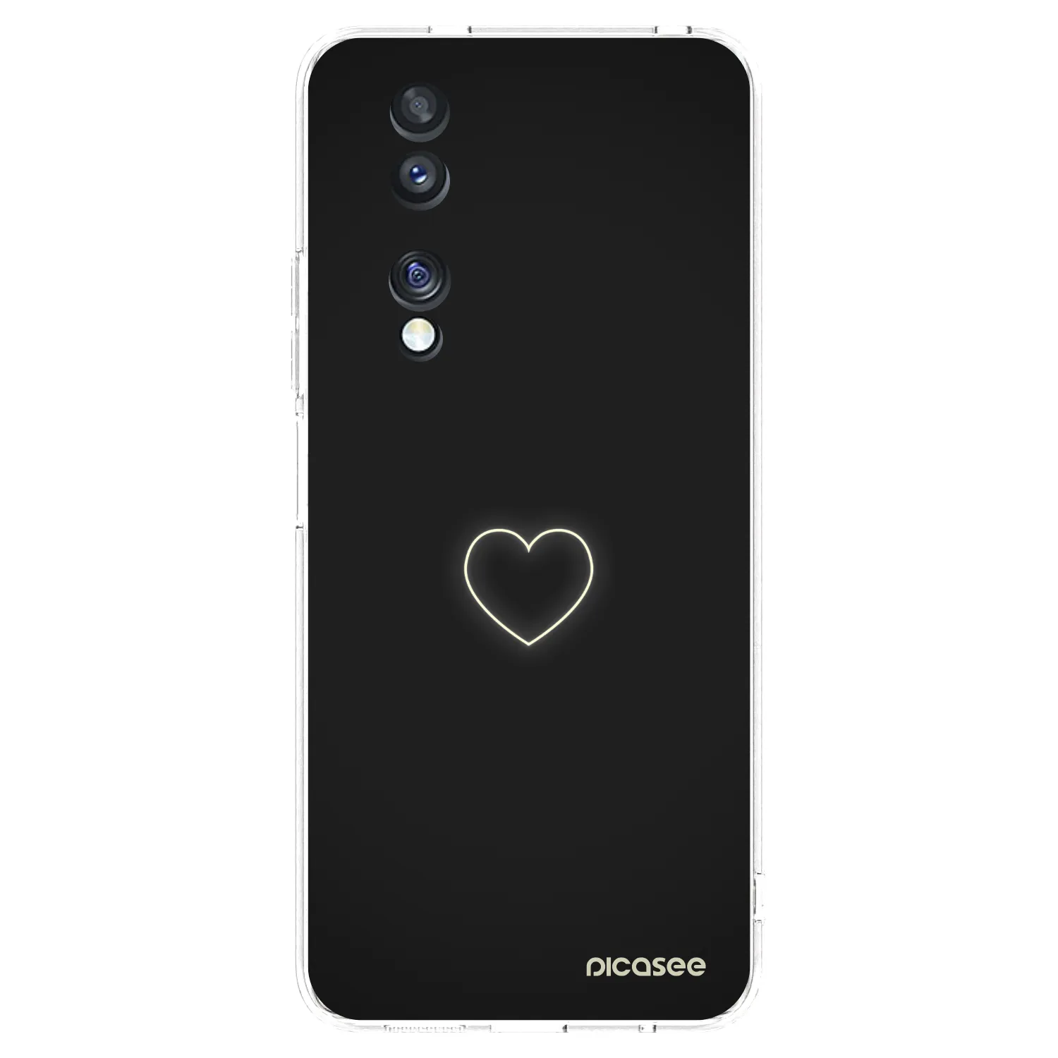 Picasee husă transparentă din silicon pentru Honor 70 - Heart