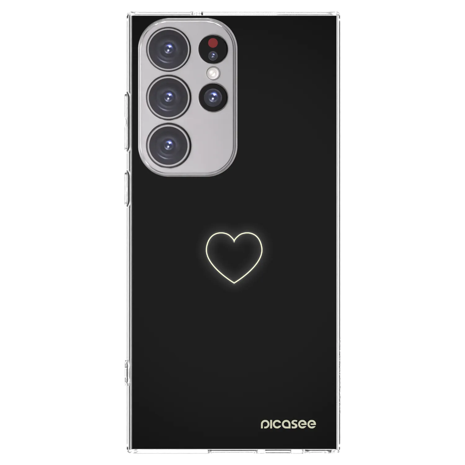 Picasee husă transparentă din silicon pentru Samsung Galaxy S23 Ultra 5G - Heart