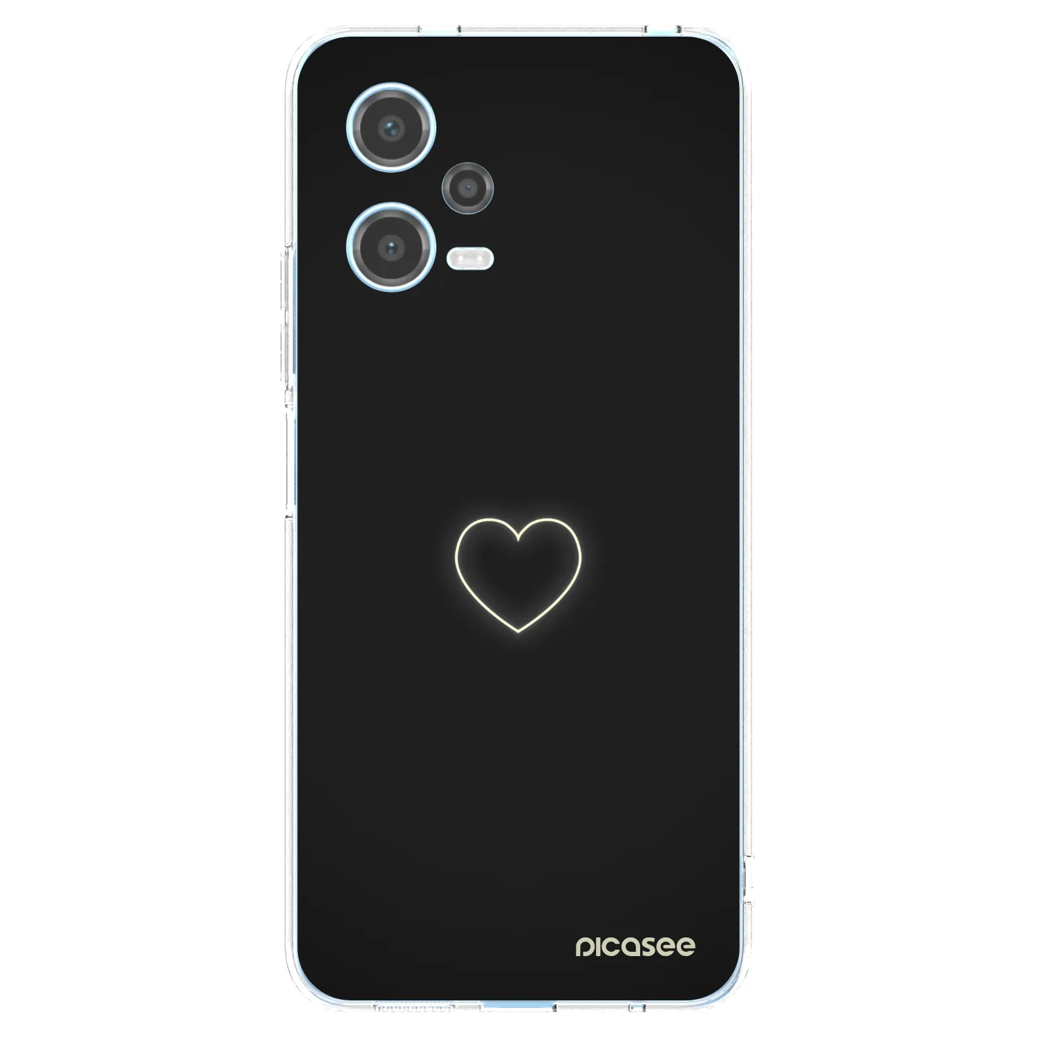 Picasee husă transparentă din silicon pentru Xiaomi Redmi Note 12 5G - Heart