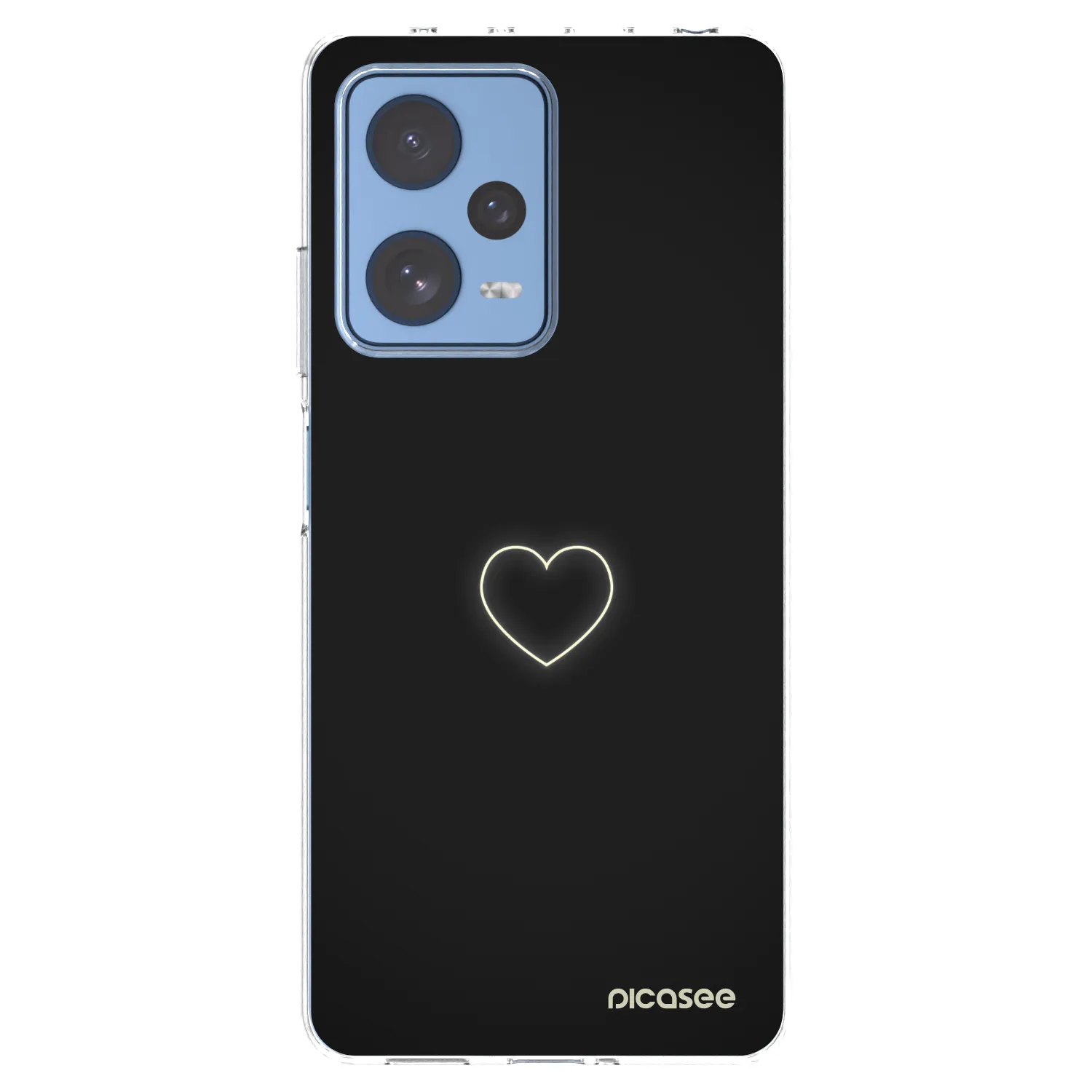 Picasee husă transparentă din silicon pentru Xiaomi Redmi Note 12 Pro 5G - Heart