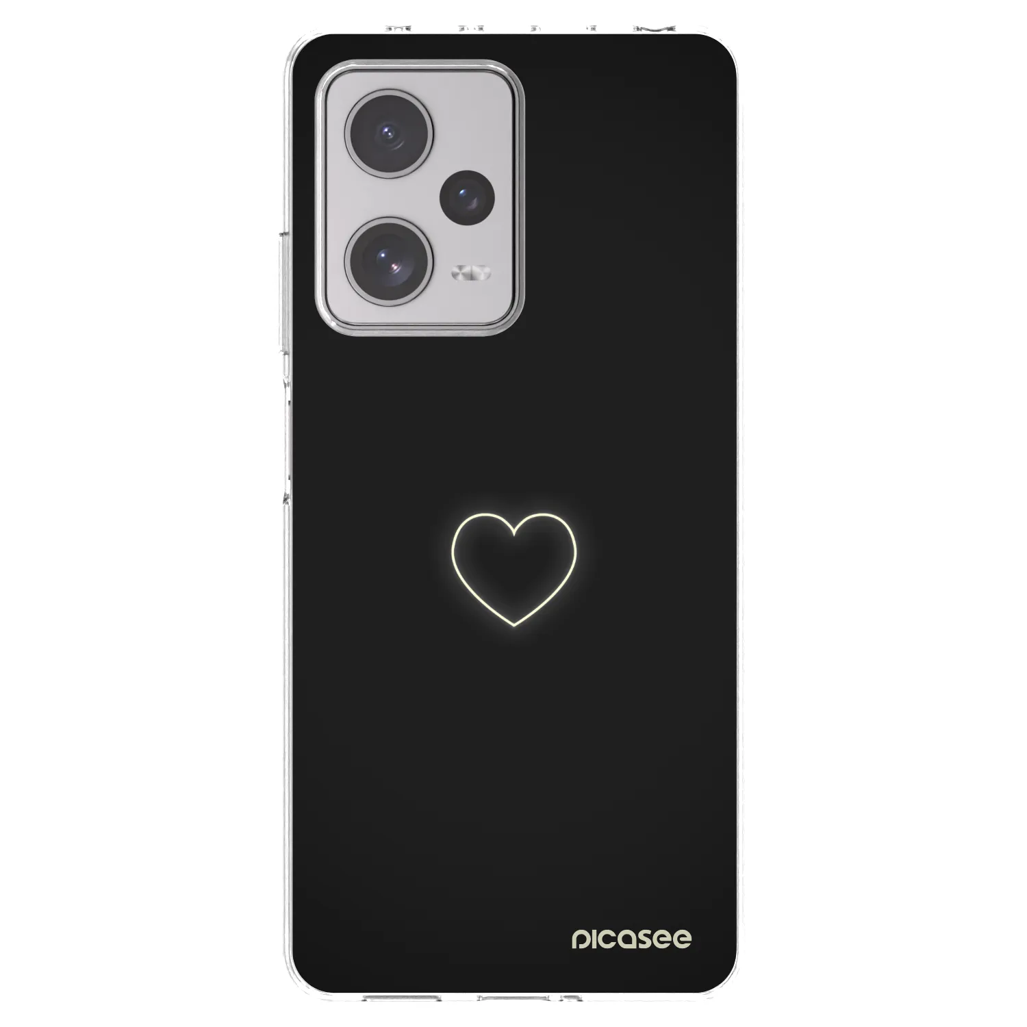 Picasee husă transparentă din silicon pentru Xiaomi Redmi Note 12 Pro+ 5G - Heart