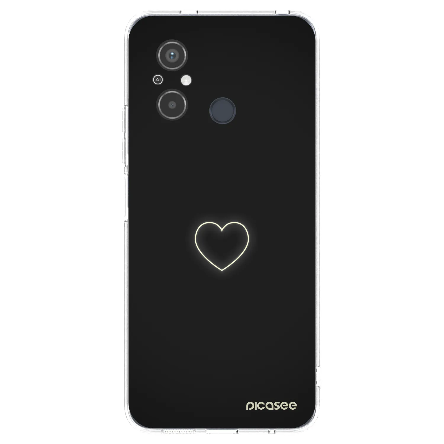 Picasee husă transparentă din silicon pentru Xiaomi Redmi 12C - Heart