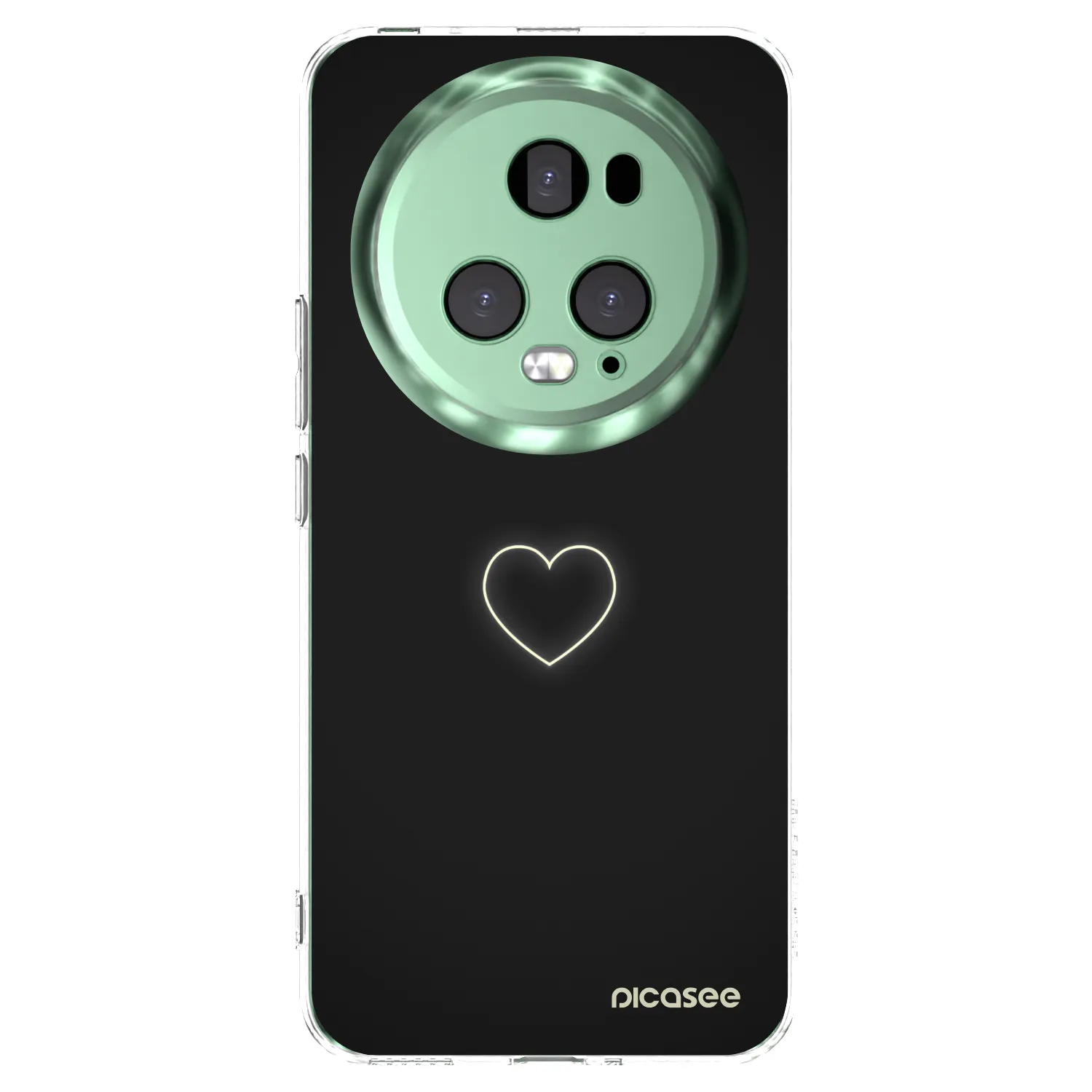 Picasee husă transparentă din silicon pentru Honor Magic5 Pro - Heart