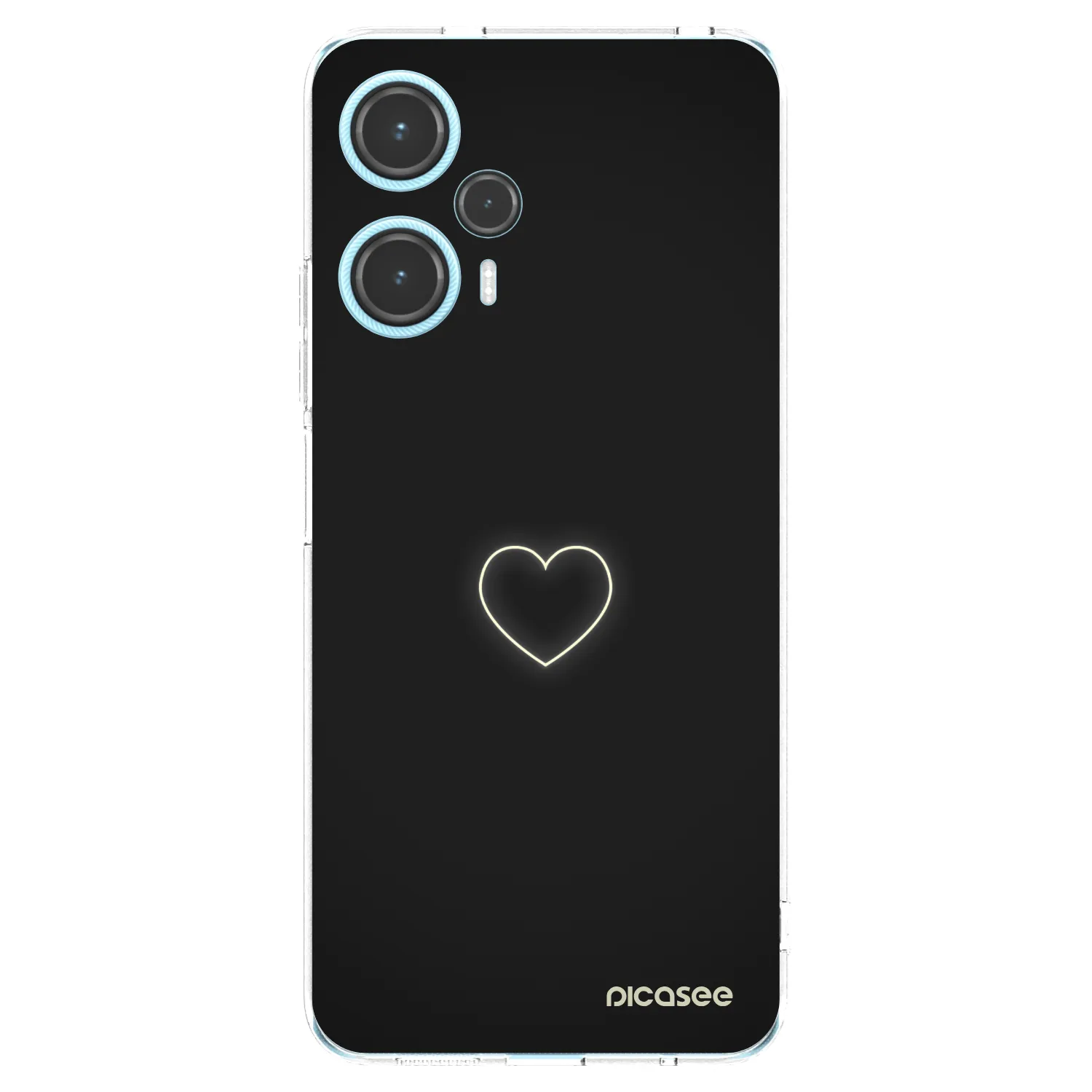 Picasee husă transparentă din silicon pentru Xiaomi Poco F5 - Heart
