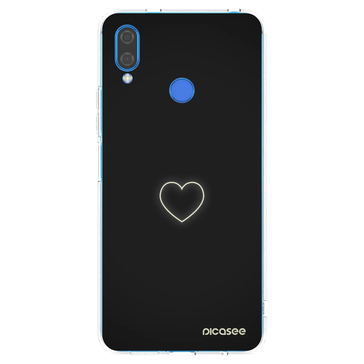 Picasee husă transparentă din silicon pentru Huawei Nova 3 - Heart