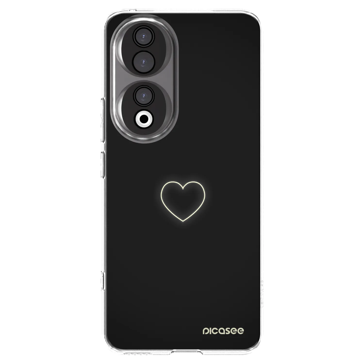 Picasee husă transparentă din silicon pentru Honor 90 5G - Heart