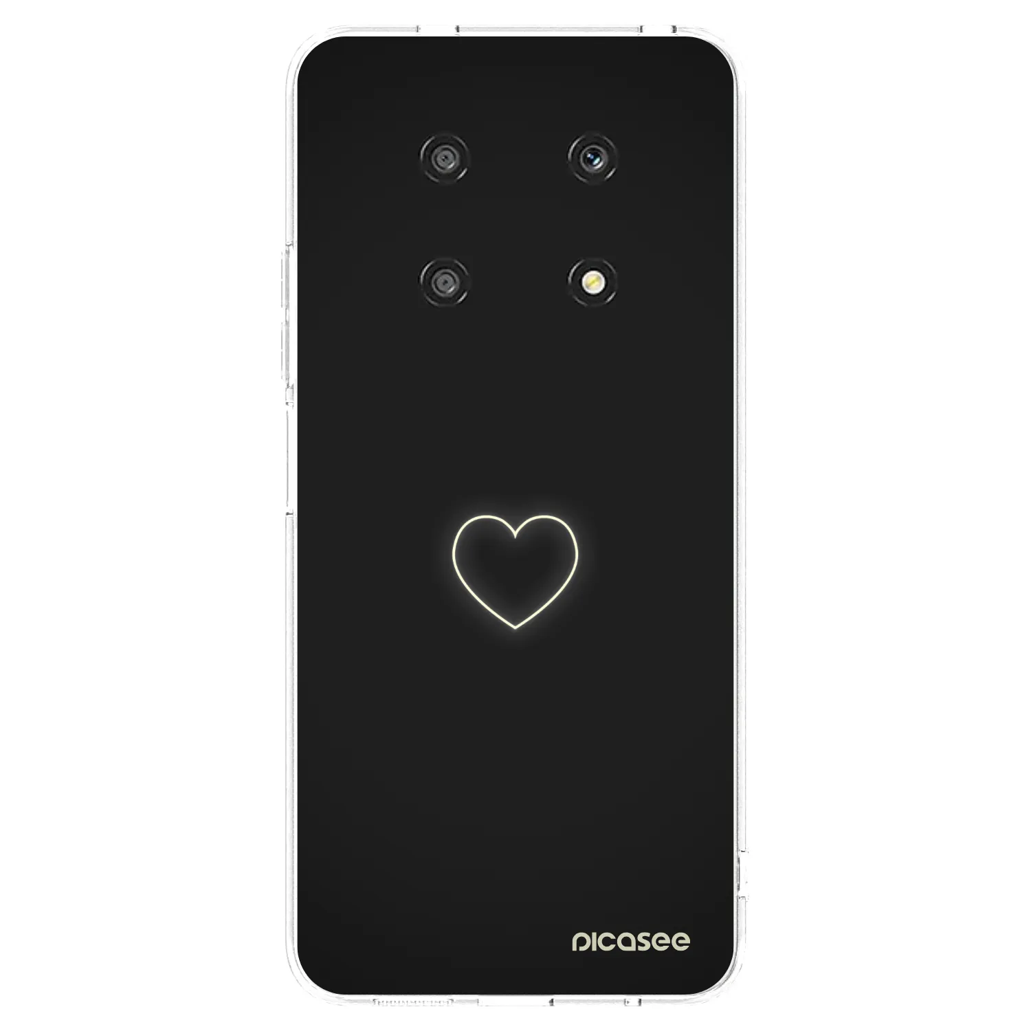 Picasee husă transparentă din silicon pentru Honor Magic4 Lite 5G - Heart