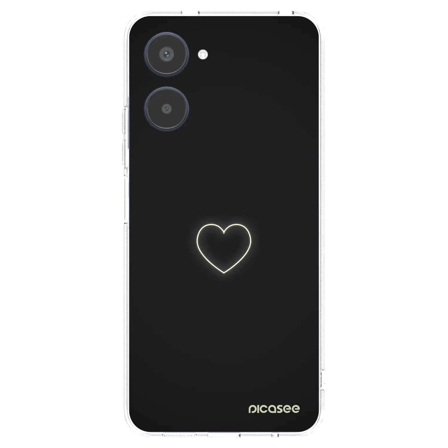 Picasee husă transparentă din silicon pentru Realme 10 4G - Heart