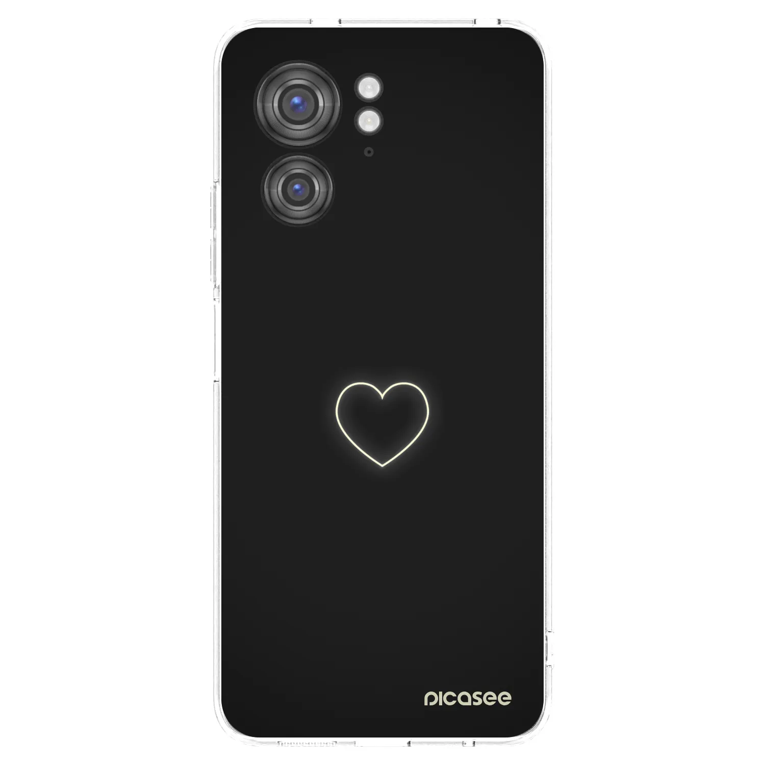 Picasee husă transparentă din silicon pentru Motorola Edge 40 - Heart