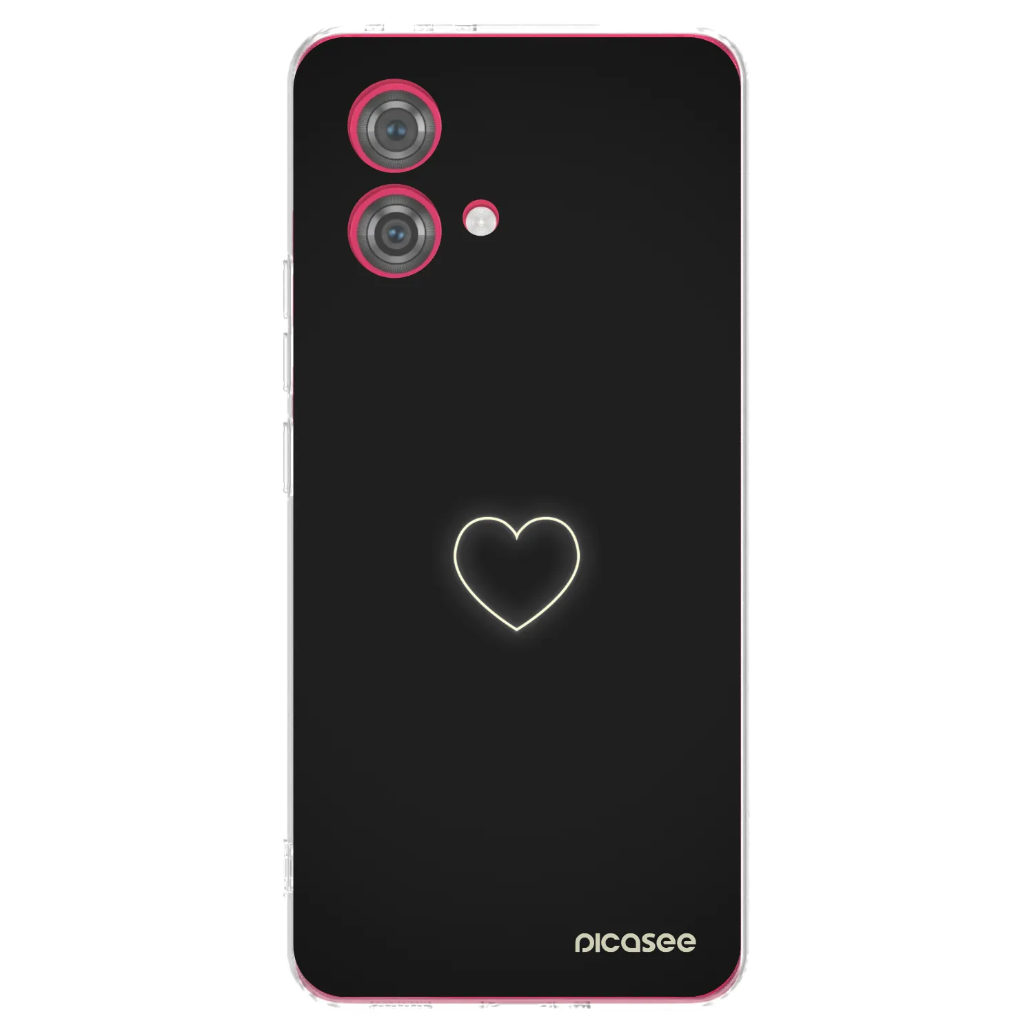 Picasee husă transparentă din silicon pentru Motorola Moto G84 5G - Heart