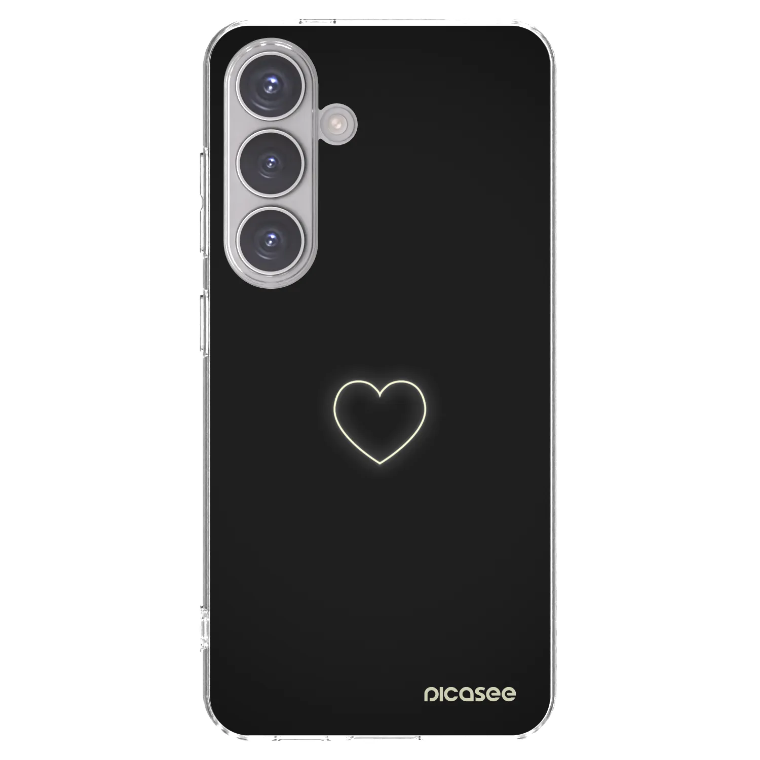 Picasee husă transparentă din silicon pentru Samsung Galaxy S24 S921B 5G - Heart