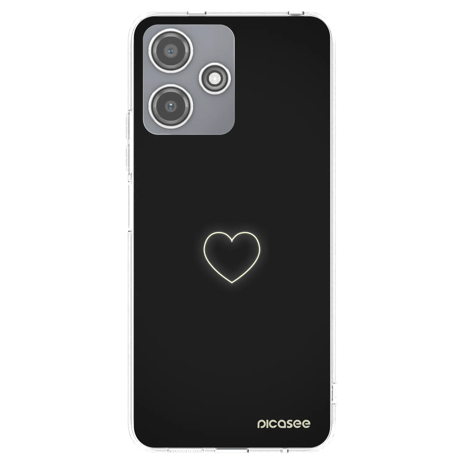 Picasee husă transparentă din silicon pentru Xiaomi Redmi 12 5G - Heart