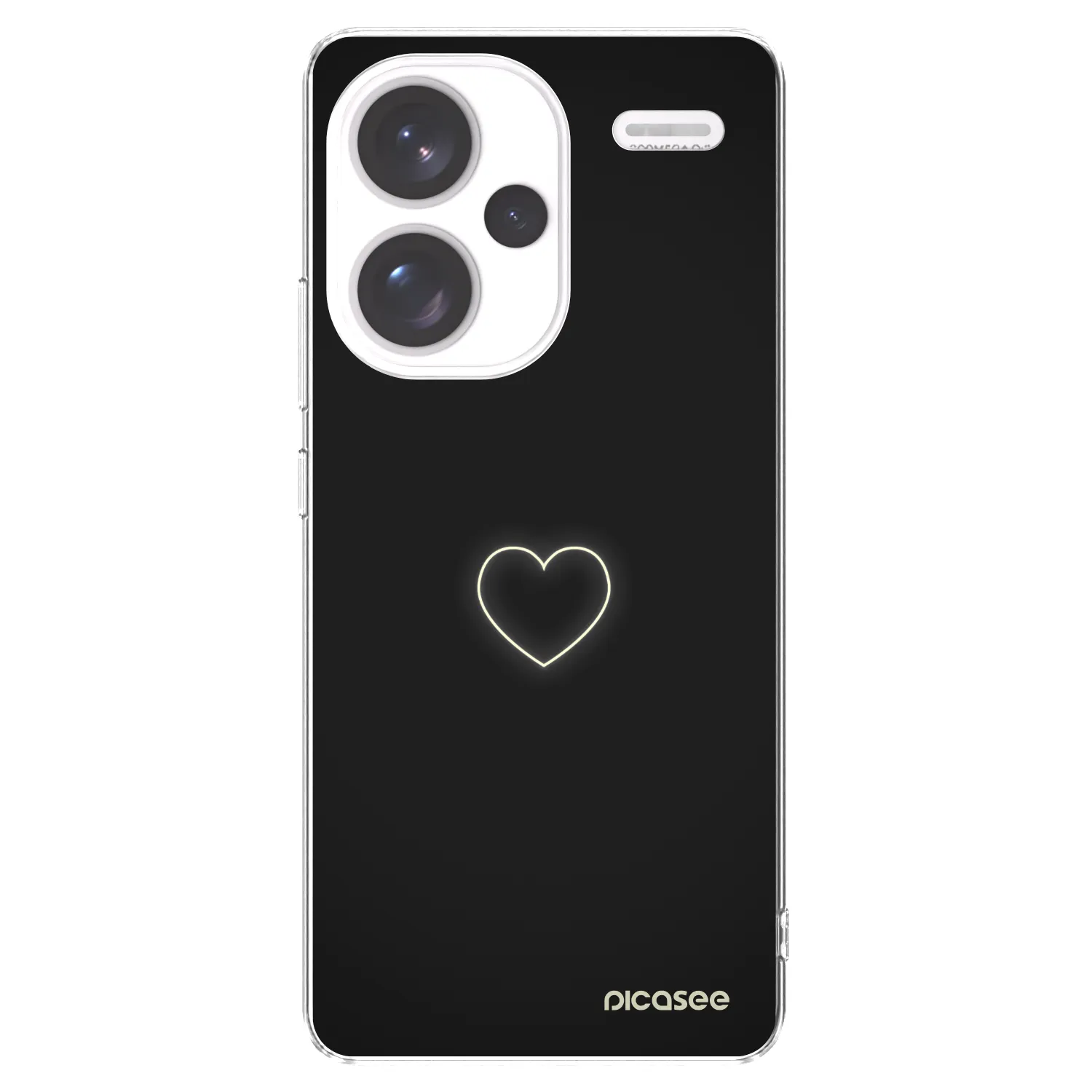 Picasee husă transparentă din silicon pentru Xiaomi Redmi Note 13 Pro+ 5G - Heart