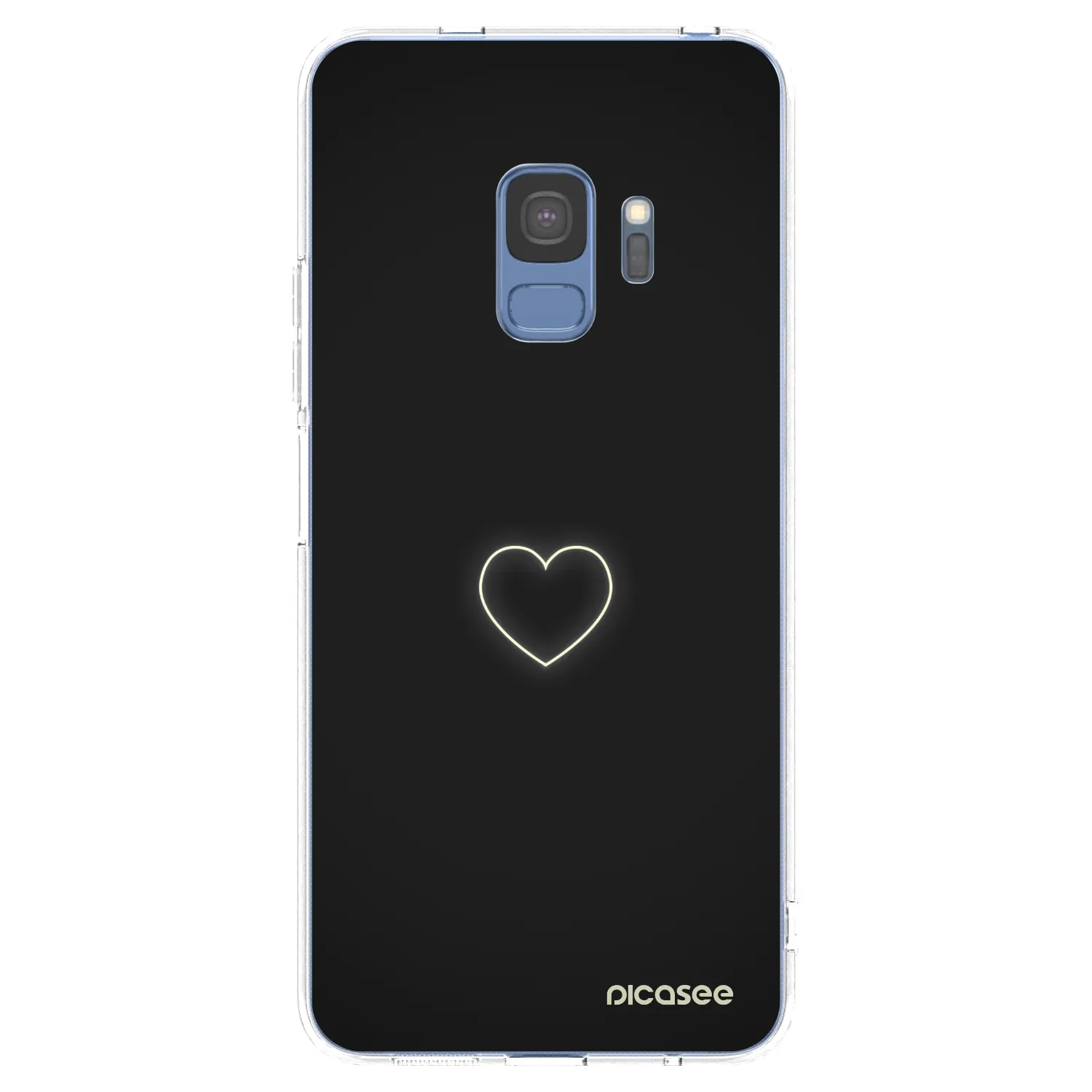Picasee husă transparentă din silicon pentru Samsung Galaxy S9 G960F - Heart