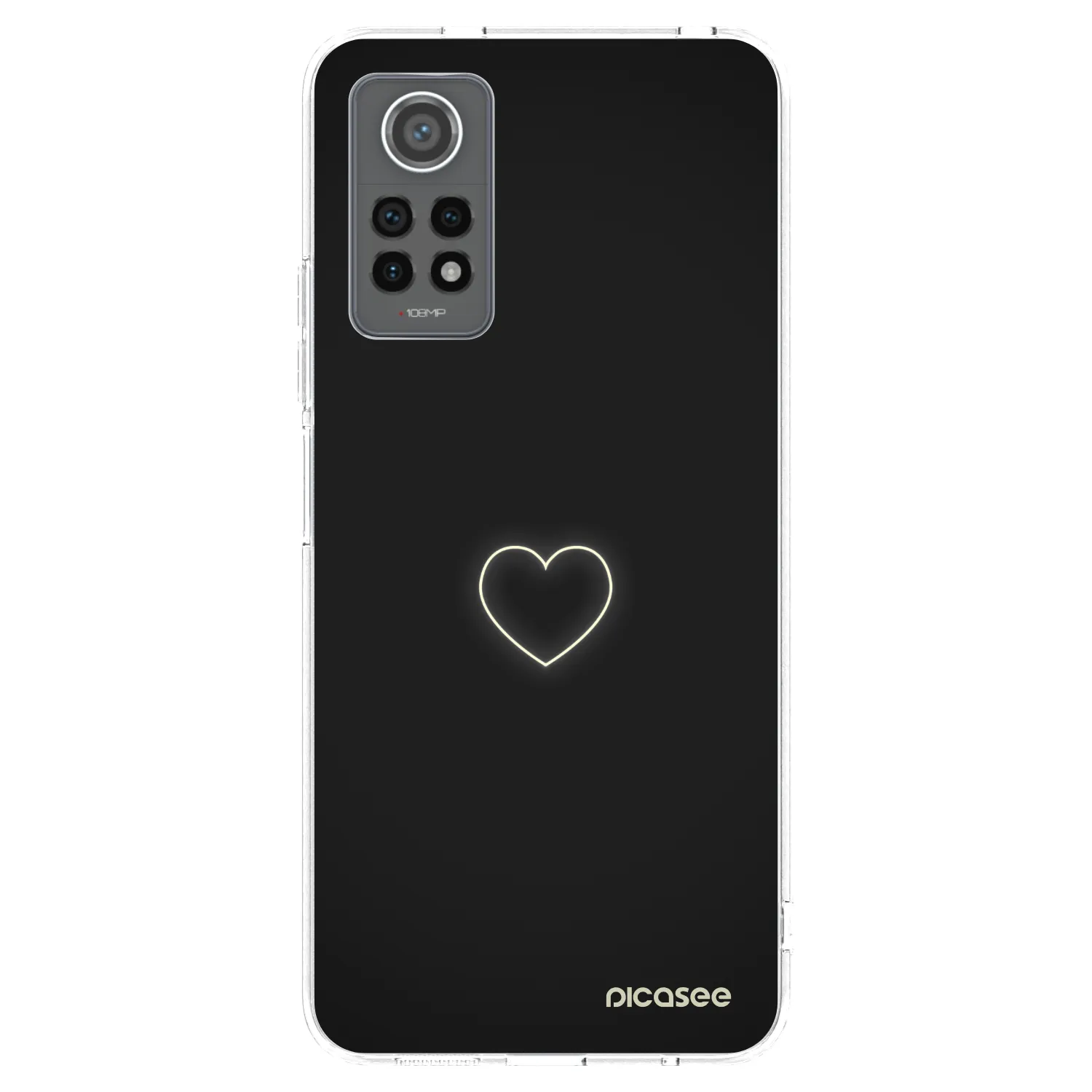 Picasee husă transparentă din silicon pentru Xiaomi Redmi Note 12 Pro 4G - Heart