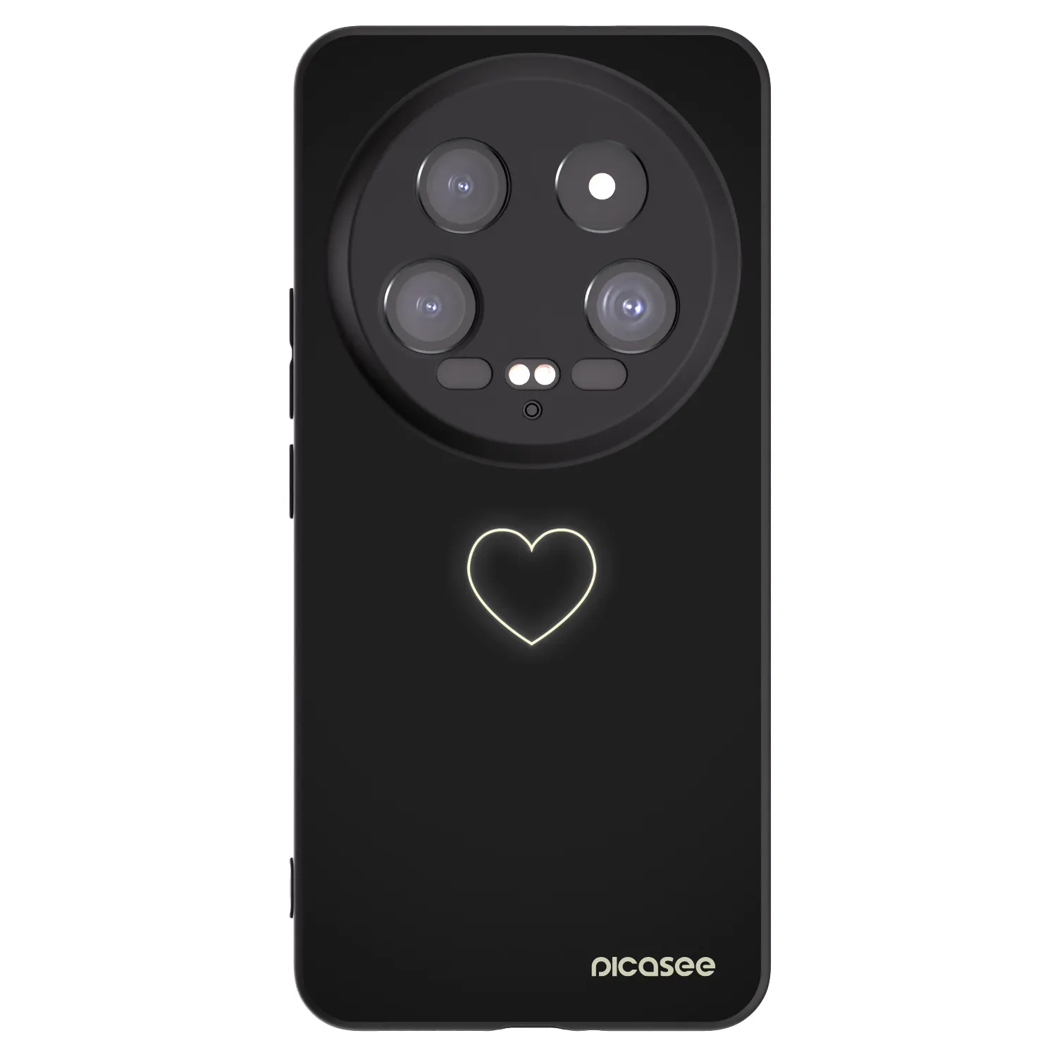 Picasee husă neagră din silicon pentru Xiaomi 14 Ultra - Heart