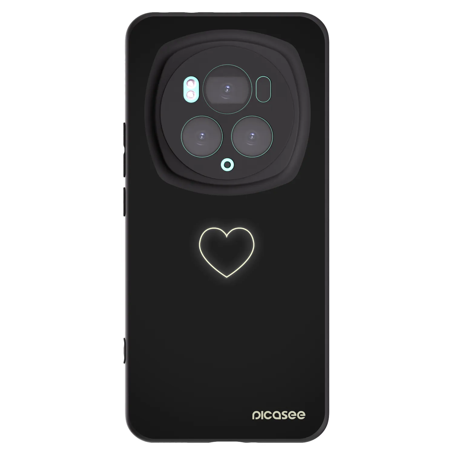 Picasee husă neagră din silicon pentru Honor Magic6 Pro - Heart