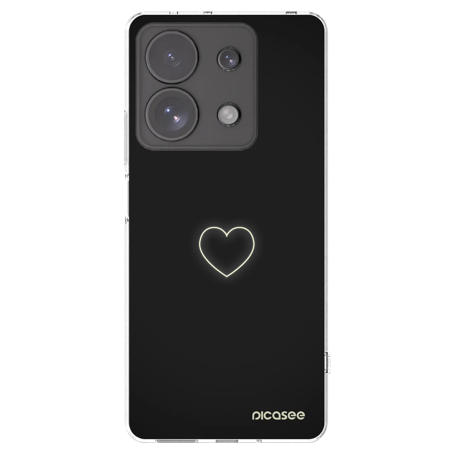 Picasee husă transparentă din silicon pentru Xiaomi Redmi Note 13 Pro 4G - Heart