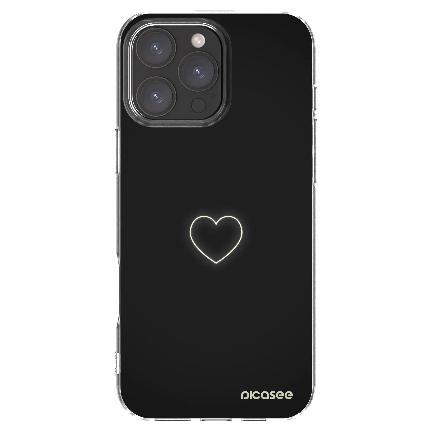 Picasee husă transparentă din silicon pentru Apple iPhone 16 Pro Max - Heart