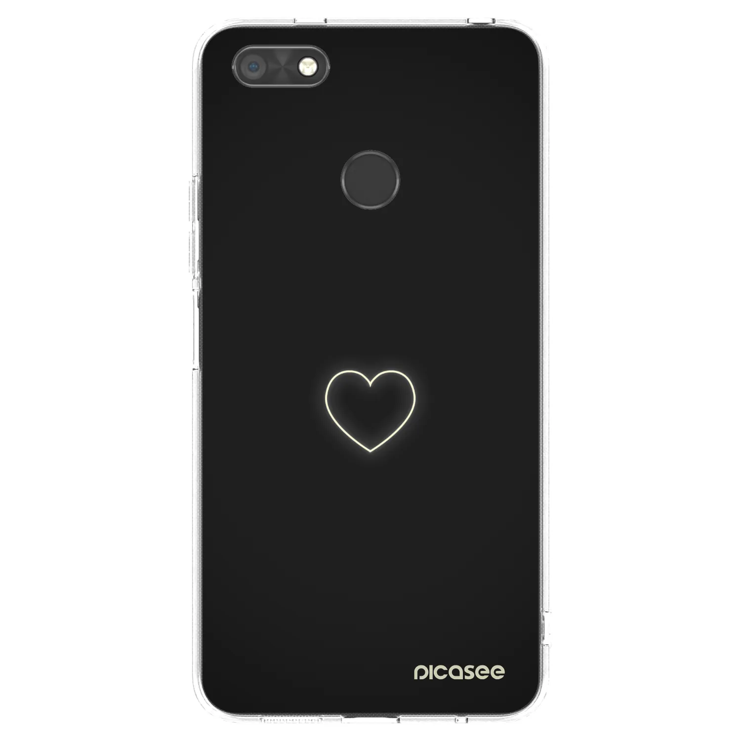 Picasee husă transparentă din silicon pentru Huawei P9 Lite Mini - Heart