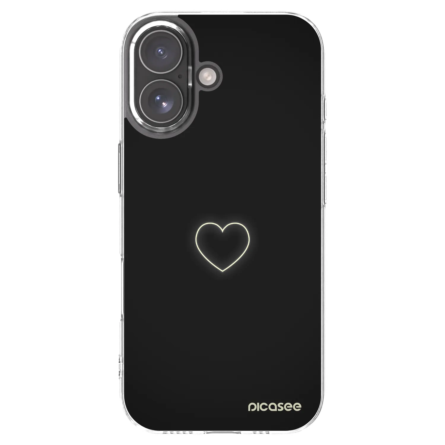 Picasee husă transparentă din silicon pentru Apple iPhone 17 - Heart