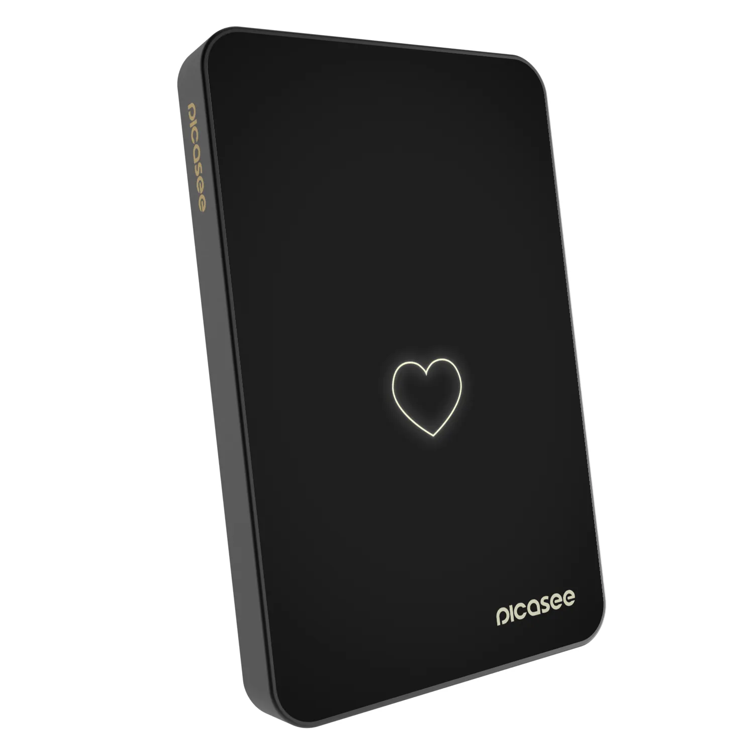 Picasee Powerbank cu MagSafe 5 000 mAh Gri - Heart