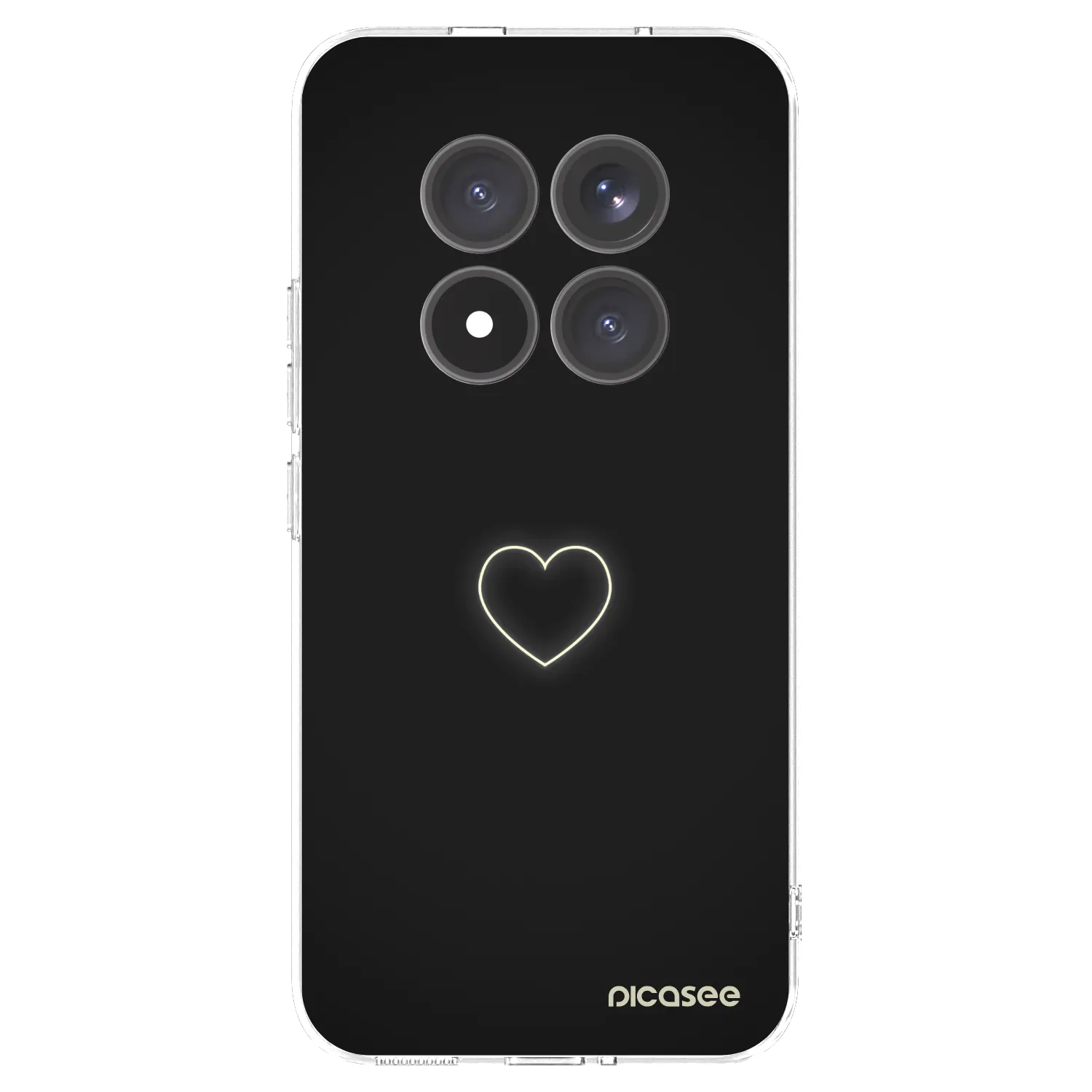 Picasee husă transparentă din silicon pentru Xiaomi Redmi Note 15 Pro+ - Heart