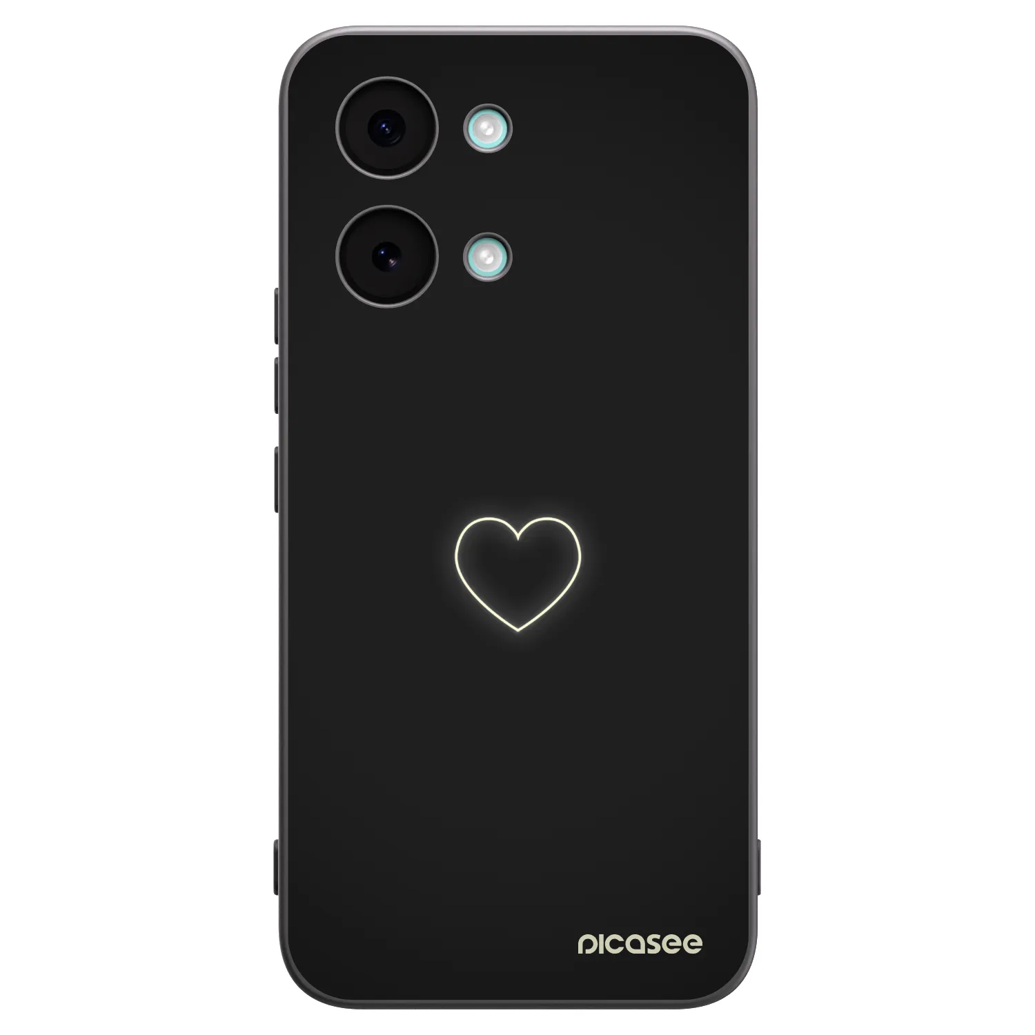 Picasee husă neagră din silicon pentru Xiaomi Poco X8 Pro Max - Heart