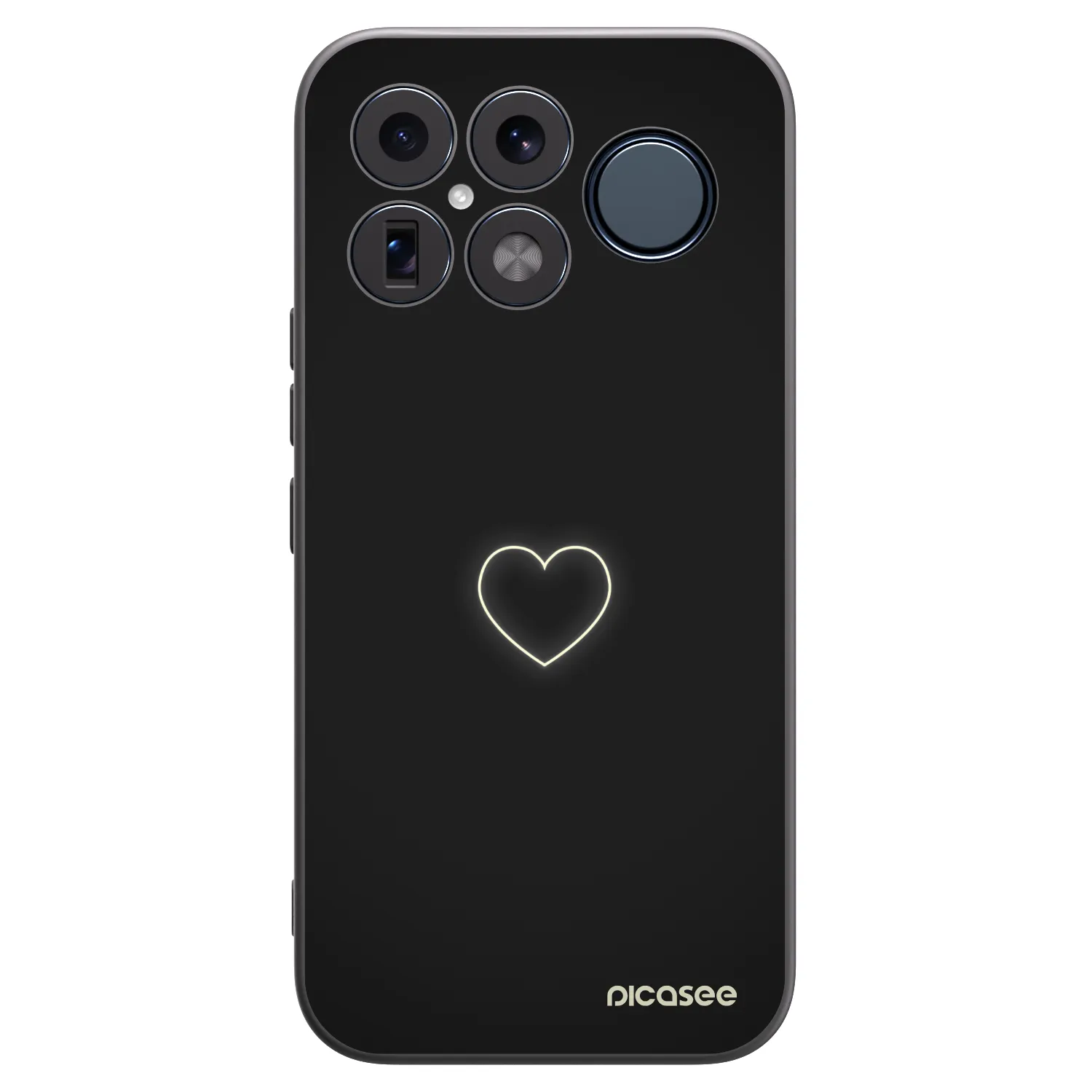 Picasee husă neagră din silicon pentru Xiaomi Poco F8 Ultra - Heart