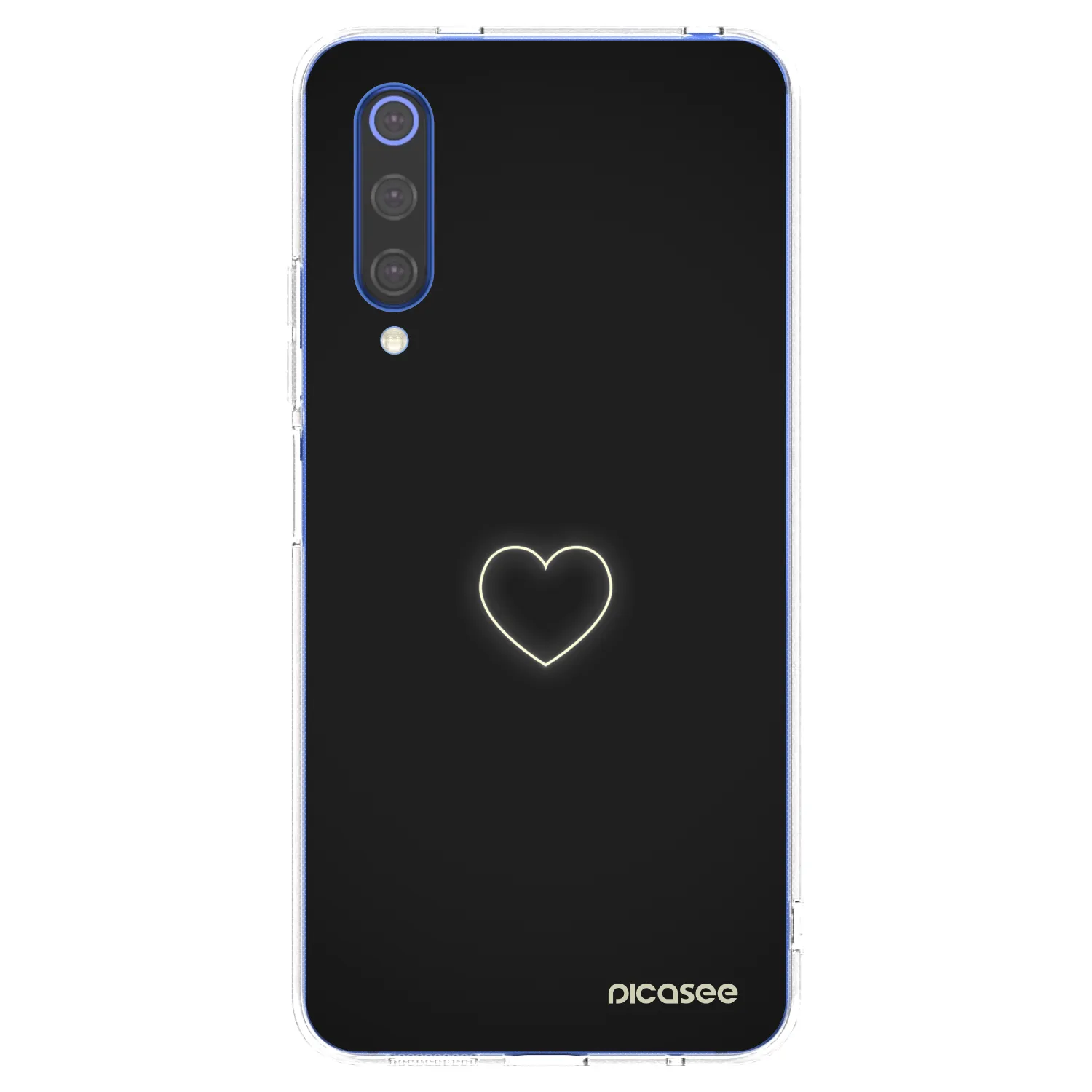 Picasee husă transparentă din silicon pentru Xiaomi Mi 9 SE - Heart
