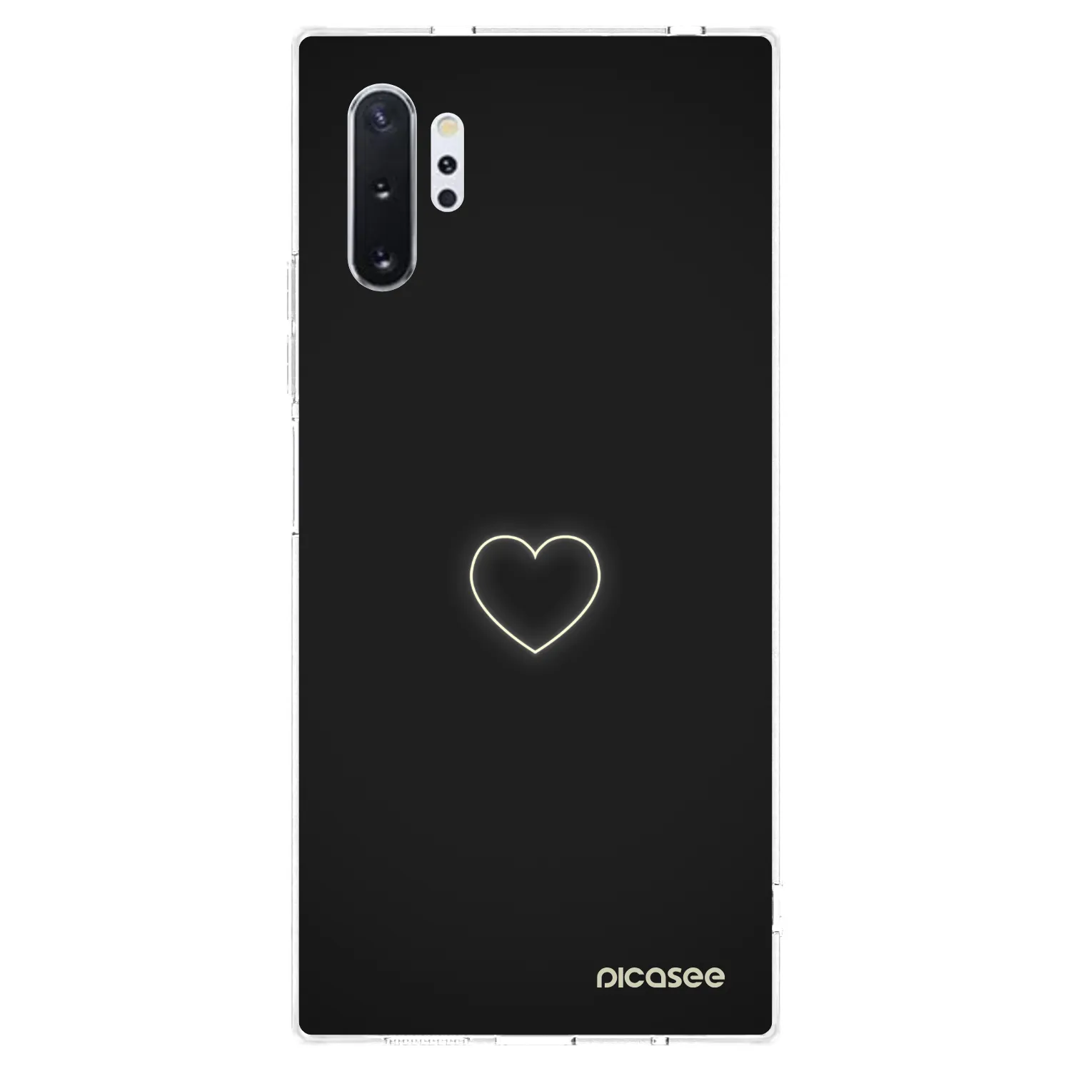 Picasee husă transparentă din silicon pentru Samsung Galaxy Note 10+ N975F - Heart