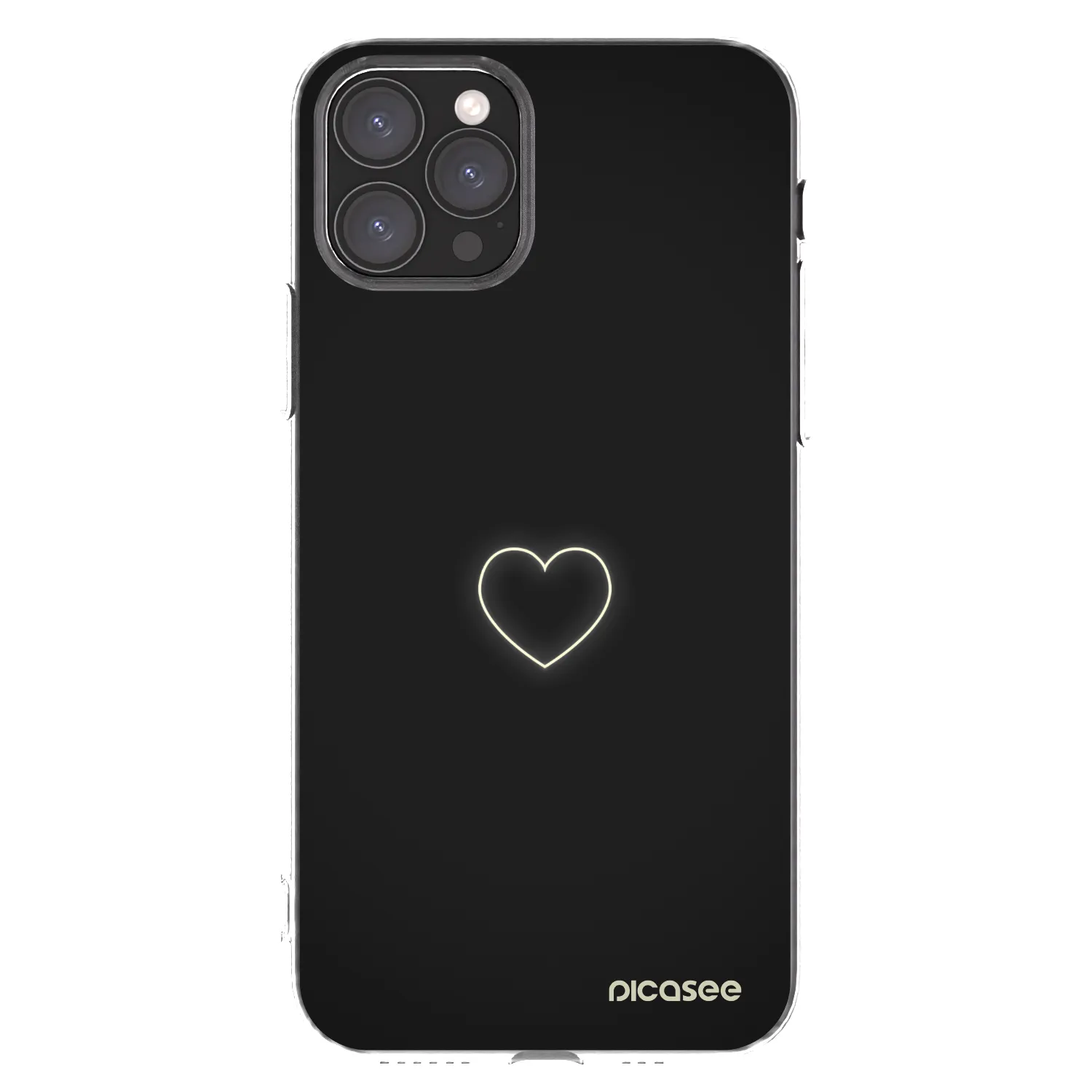 Picasee husă transparentă din silicon pentru Apple iPhone 11 Pro - Heart