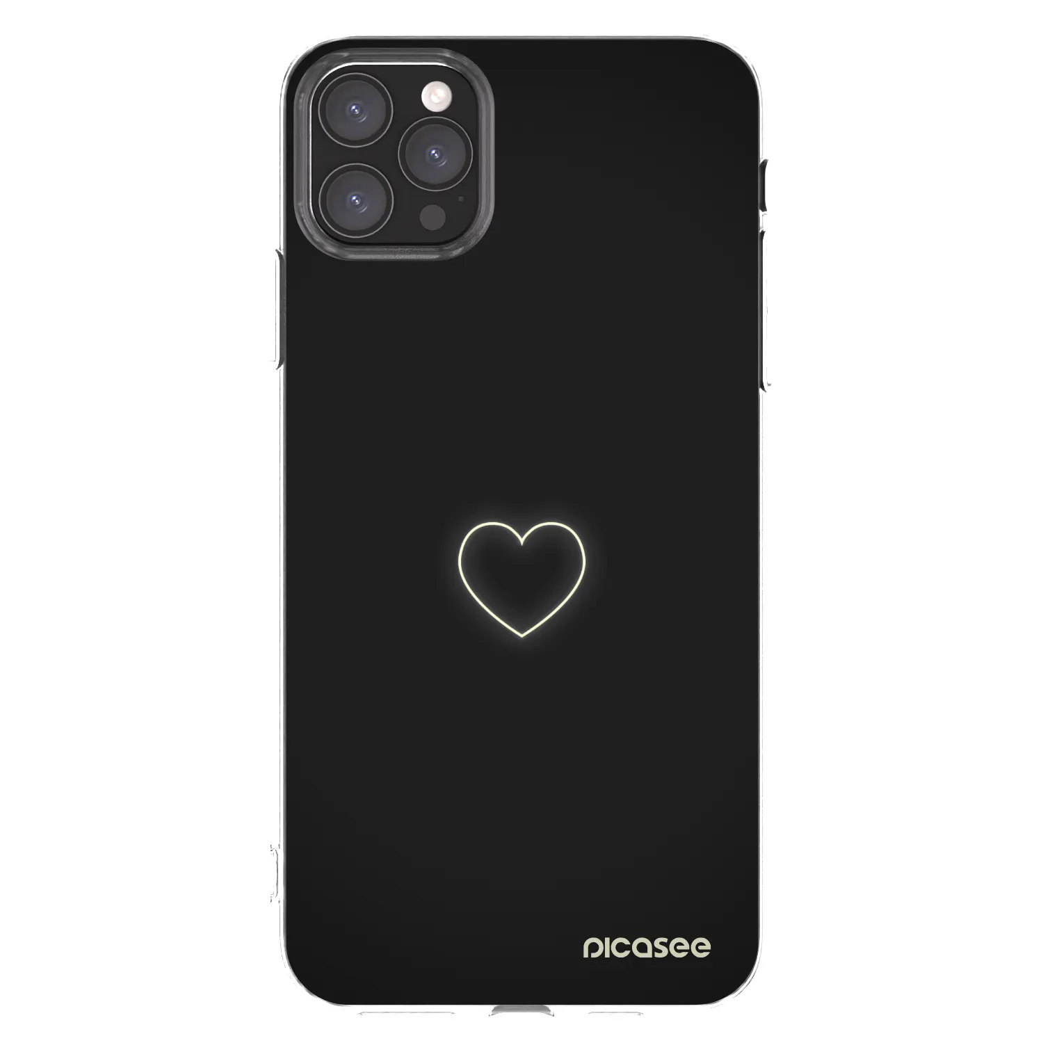 Picasee husă transparentă din silicon pentru Apple iPhone 11 Pro Max - Heart