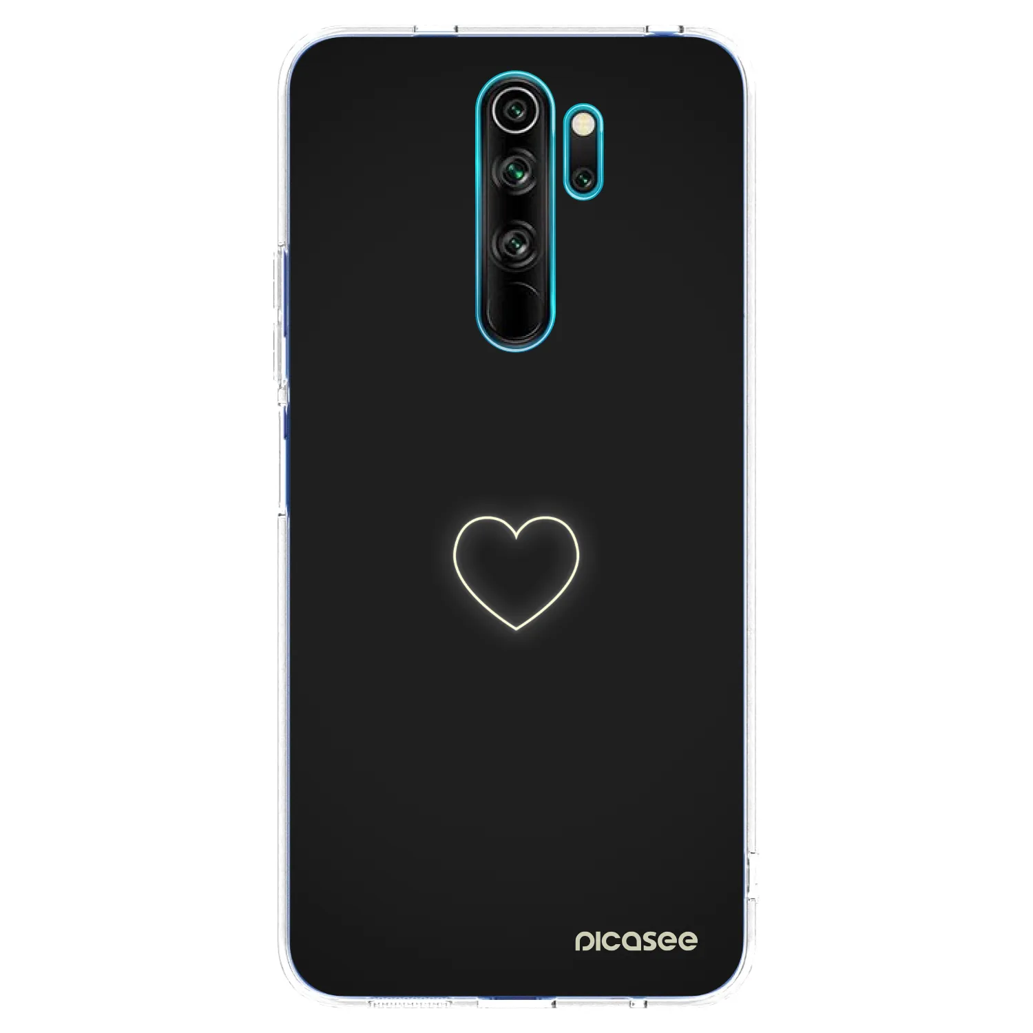 Picasee husă transparentă din silicon pentru Xiaomi Redmi Note 8 Pro - Heart