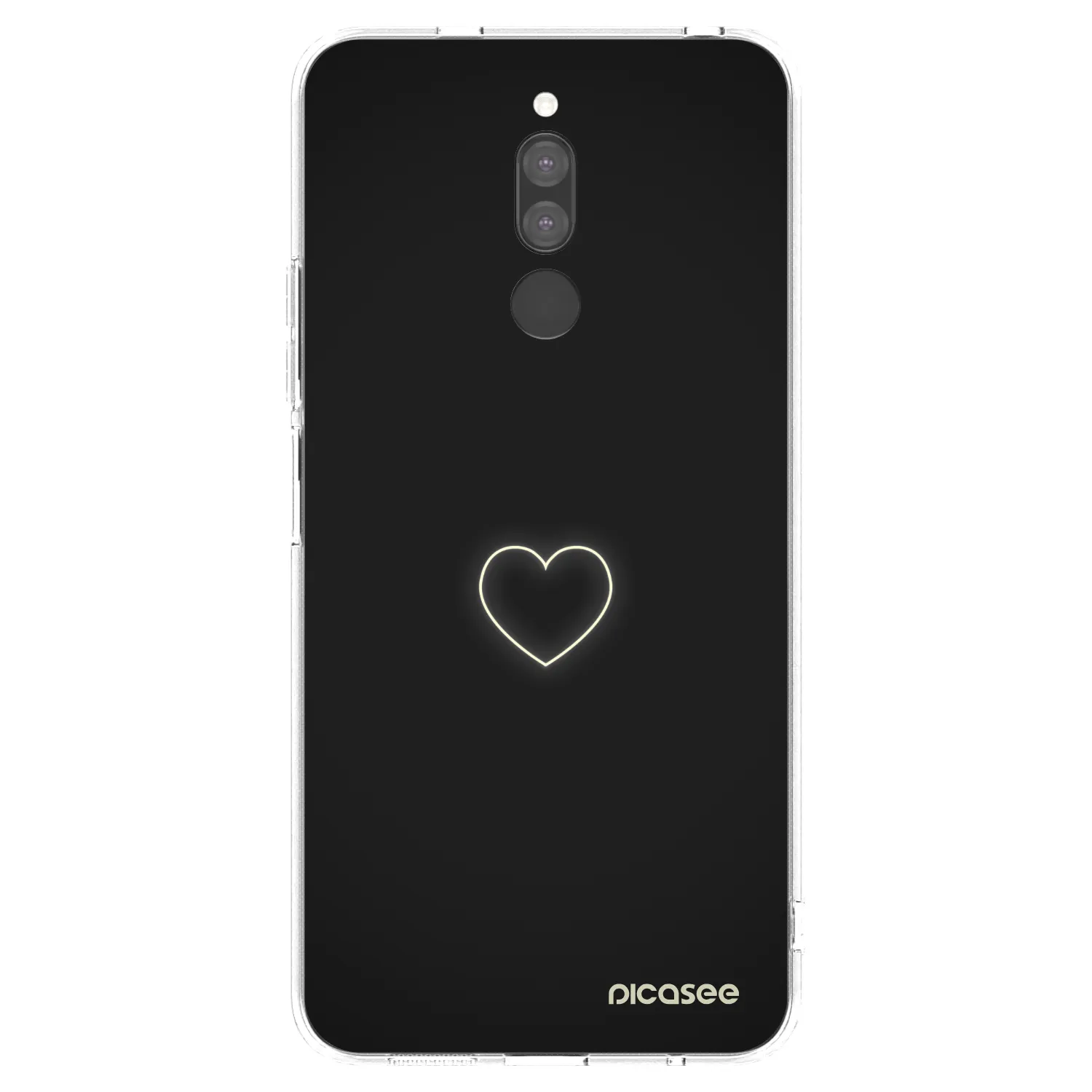 Picasee husă transparentă din silicon pentru Xiaomi Redmi 8 - Heart