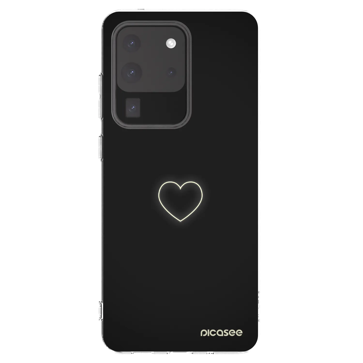 Picasee husă transparentă din silicon pentru Samsung Galaxy S20 Ultra 5G G988F - Heart