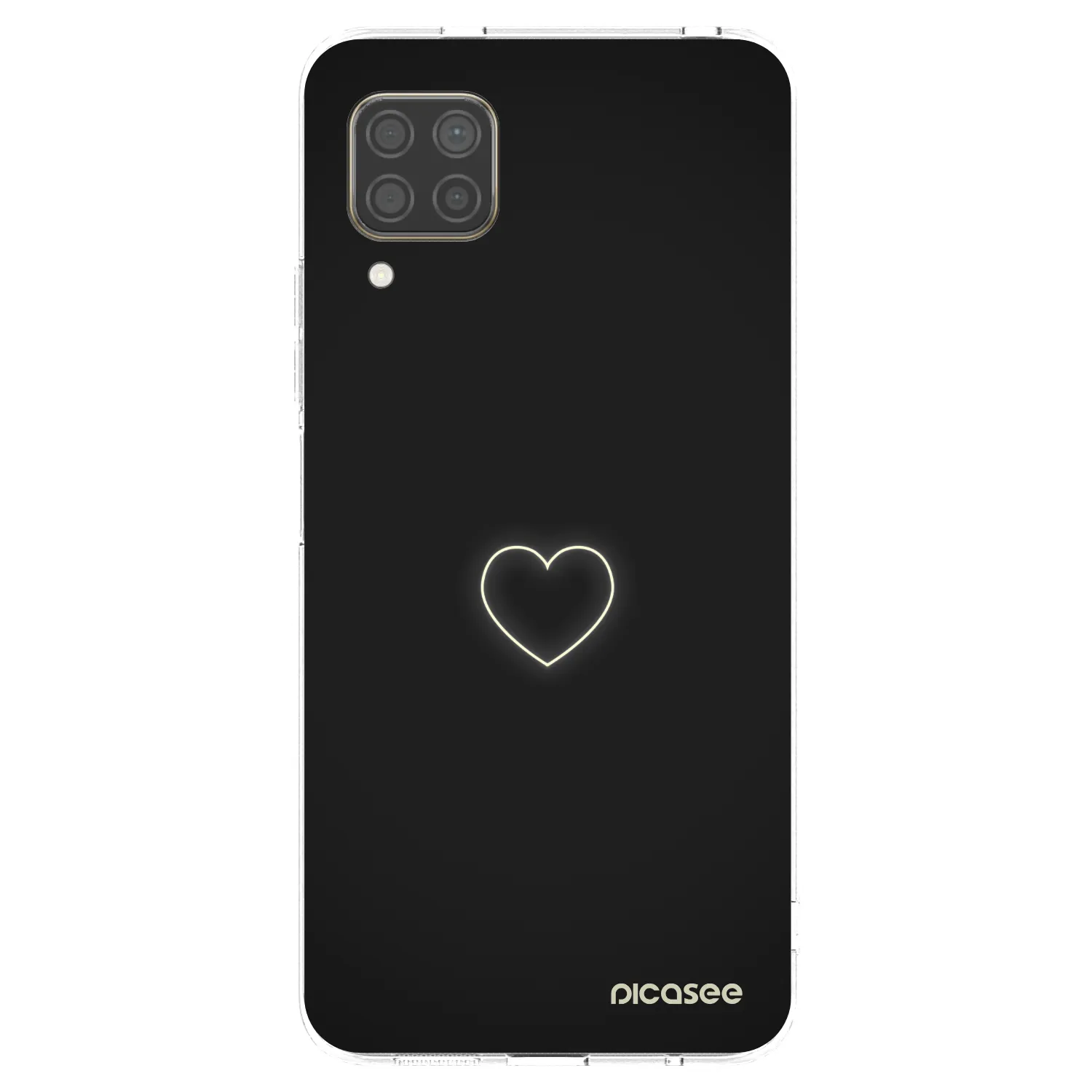 Picasee husă transparentă din silicon pentru Huawei P40 Lite - Heart