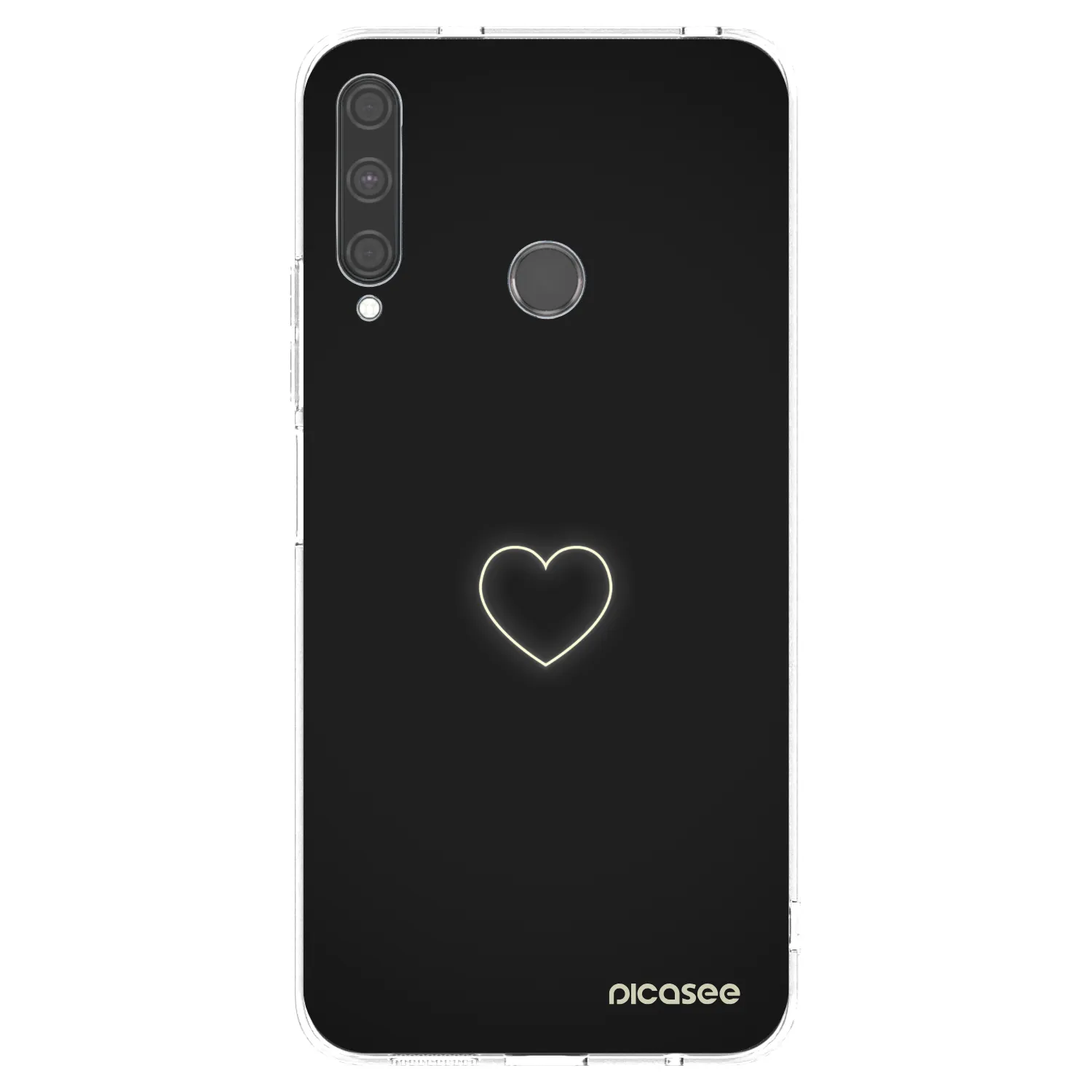 Picasee husă transparentă din silicon pentru Huawei P40 Lite E - Heart
