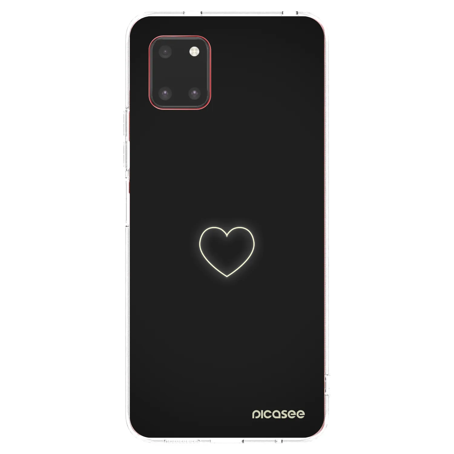 Picasee husă transparentă din silicon pentru Samsung Galaxy Note 10 Lite N770F - Heart