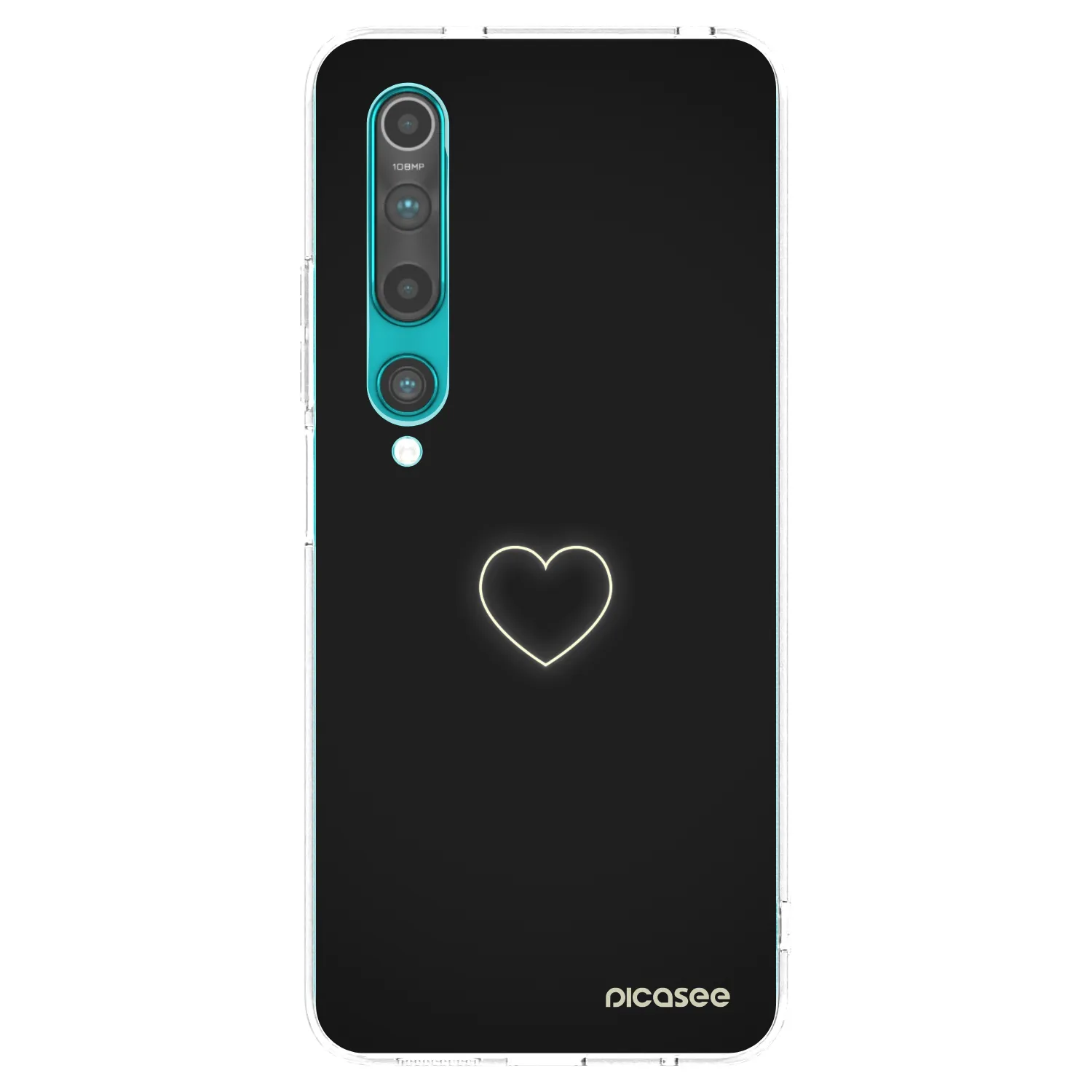 Picasee husă transparentă din silicon pentru Xiaomi Mi 10 - Heart