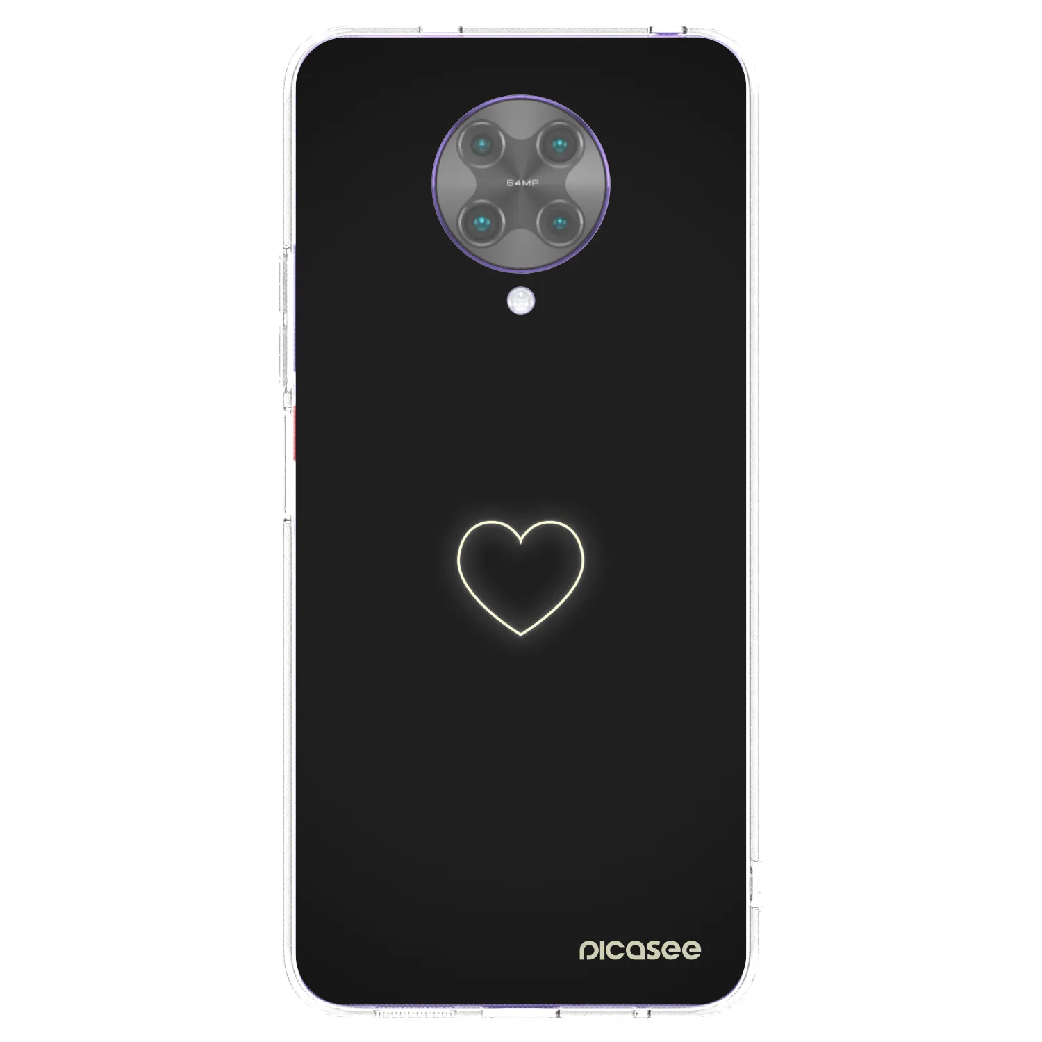 Picasee husă transparentă din silicon pentru Xiaomi Poco F2 Pro - Heart