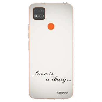 Picasee husă transparentă din silicon pentru Xiaomi Redmi 9C - Love is a drug