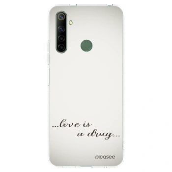 Picasee husă transparentă din silicon pentru Realme 6i - Love is a drug