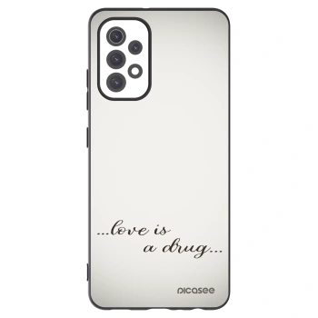 Picasee husă neagră din silicon pentru Samsung Galaxy A32 5G A326B - Love is a drug