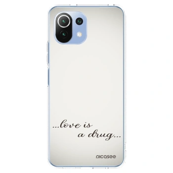 Picasee husă transparentă din silicon pentru Xiaomi Mi 11 Lite - Love is a drug