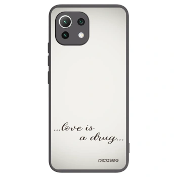 Picasee husă neagră din silicon pentru Xiaomi Mi 11 Lite - Love is a drug