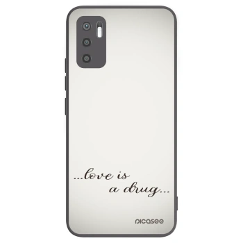 Picasee husă neagră din silicon pentru Xiaomi Redmi Note 10 5G - Love is a drug