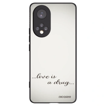 Picasee husă neagră din silicon pentru Honor 50 5G - Love is a drug