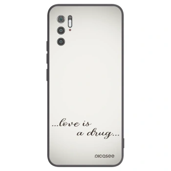 Picasee husă neagră din silicon pentru Xiaomi Poco M3 Pro 5G - Love is a drug