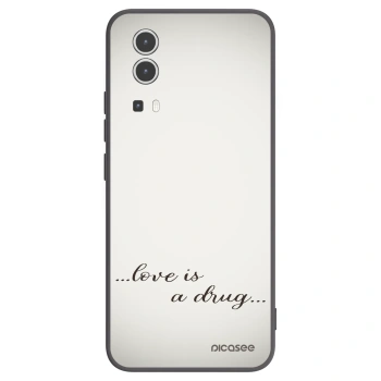 Picasee husă neagră din silicon pentru Vivo Y72 5G - Love is a drug